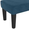 vidaXL Bankje 70x30x30 cm fluweel donkerblauw