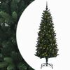 vidaXL Kunstkerstboom met Ballen 120 cm 150 LED's Warmwit PE en PVC