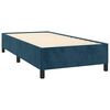 vidaXL Bedframe zonder matras 90x200 cm fluweel donkerblauw