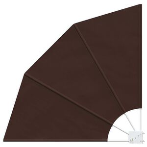 vidaXL Balkon Privacy Scherm 160 x 160 cm Polyester Bruin