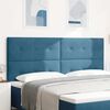 vidaXL Hoofdbord Wandgemonteerd Donkerblauw 200 cm Fluweel