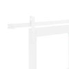 vidaXL Schuifdeur ORKDAL Wit 73,5 x 211 cm Massief grenenhout en glas
