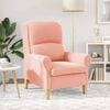 vidaXL Fauteuil Roze 76 x 94 x 102 cm Sharpa stof