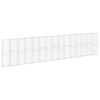 vidaXL Schanskorfmuur met deksels 900x30x200 cm gegalvaniseerd staal