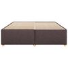 vidaXL Bedframe zonder matras stof donkerbruin 180x200 cm