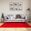 vidaXL Vloerkleed HUARTE laagpolig zacht wasbaar 160x160 cm rood