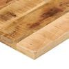 vidaXL Tafelblad rechthoekig 90x60x1,5 cm massief ruw mangohout