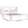 vidaXL Bedframe zonder matras massief grenenhout 150x200 cm