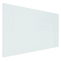 vidaXL Glasplaat openhaard rechthoekig 100x60 cm