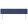vidaXL Hoofdborden 2 st 80x5x78/88 cm stof blauw