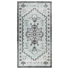 vidaXL Buitenkleed platgeweven 80x150 cm groen en grijs