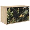 vidaXL Wandgemonteerd tv-meubel RHENEN 69 x 33 x 40 cm Sonoma Eiken