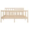 vidaXL Bedframe massief hout 120x190 cm