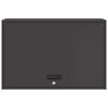 vidaXL Wandkast voor Garage Zwart 80 x 40 x 53 cm Poedercoating staal