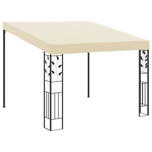 vidaXL Wandprieel 3x3x2,5 m cr&egrave;me