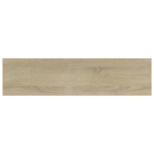 vidaXL Wandschappen 4 st 40x10x1,5 cm bewerkt hout sonoma eikenkleurig