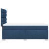 vidaXL Boxspring met matras stof blauw 100x200 cm