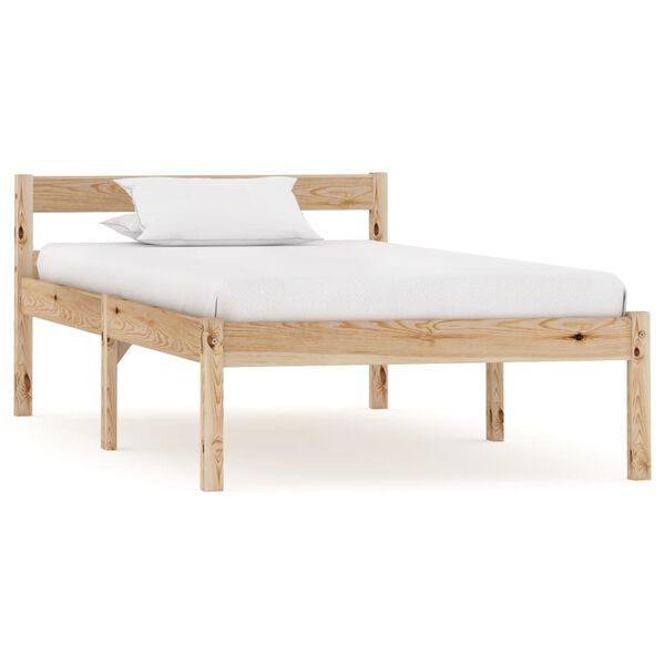 vidaXL Bedframe met 2 lades massief grenenhout 100x200 cm