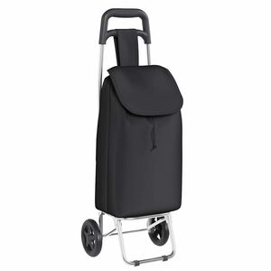 vidaXL Winkel trolley Zwart 35 x 28 x 92 cm Oxford stof
