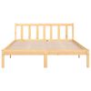 vidaXL Bedframe massief grenenhout 140x190 cm