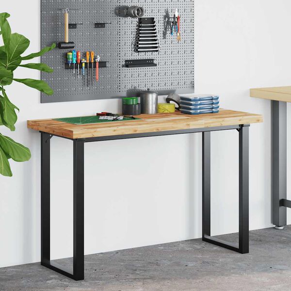 vidaXL Bureaublad met olieafwerking 160x50x4 cm massief acaciahout