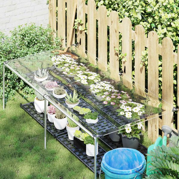 vidaXL Zeil met Oogjes Doorzichtig 1 x 2 m Polyetheen