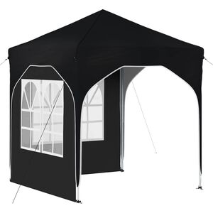 vidaXL Pop-up partytent 192 x 192 x 245 cm Antraciet