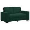 vidaXL Tweezitsbank 160x78x84 cm fluweel donkergroen