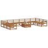 vidaXL Buiten bankenset 11 pcs Naturel Massief Acaciahout