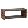 vidaXL Salontafel Naturel 90 x 45 x 35 cm Massief Mahoniehout