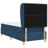 vidaXL Boxspringbed met Matras Donkergrijs 90x190 cm Blauw 80 x 200 cm