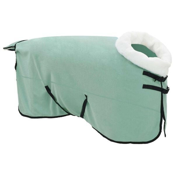 vidaXL Paardendeken Volledig Donkergroen 125 cm Polar fleece