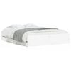 vidaXL Bedframe met lades bewerkt hout wit 140x190 cm