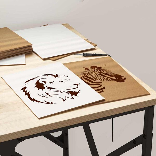 vidaXL Decorpanelen 12 pcs Wit 21 x 30 x 0.3 cm Bewerkt hout