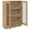 vidaXL Boekenkast 82,5x30,5x115 cm bewerkt hout artisanaal eikenkleur