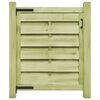 vidaXL Poort 100x100 cm groen ge&iuml;mpregneerd grenenhout
