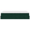 vidaXL Bed poef met matras 120x190 cm fluweel donkergroen