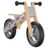 vidaXL Loopfiets voor kinderen grijs met print