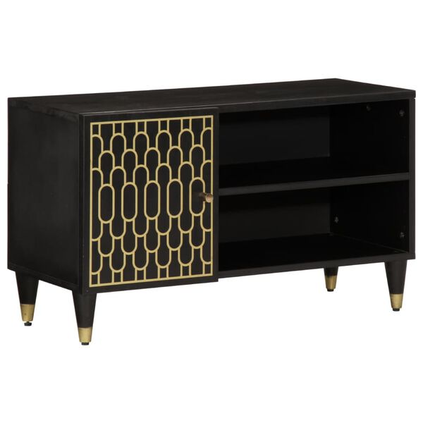 vidaXL Tv-meubel 80x31,5x46 cm massief mangohout