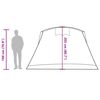 vidaXL Tunneltent 8-persoons waterdicht groen