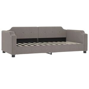 vidaXL Slaapbank 80x200 cm stof taupe