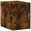 vidaXL Opbergkast smal 30x42,5x225 cm bewerkt hout gerookt eikenkleur
