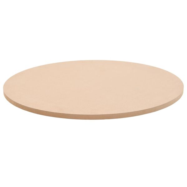 vidaXL Tafelblad rond MDF 700x18 mm