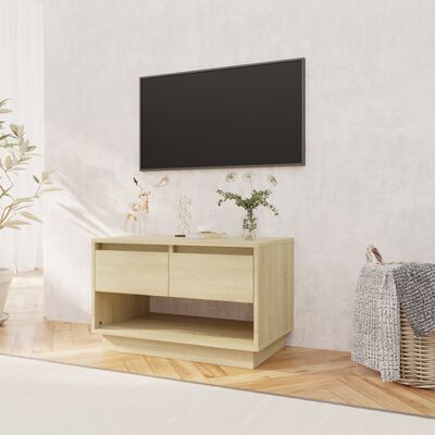 vidaXL Tv-meubel 70x41x44 cm spaanplaat sonoma eikenkleurig