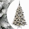vidaXL Kunstkerstboom met Ballen 150 cm 150 LED's Warmwit