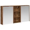 vidaXL Badkamerkastenset 3 st 116 x 16 x 62,5 cm Bewerkt hout