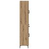 vidaXL Hoge kast met lade 2 pcs Artisan Eiken Bewerkt hout