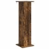 vidaXL Plantenstandaard Gerookt eiken 30,5 x 30 x 100,5 cm