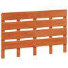 vidaXL Hoofdbord 120 cm massief grenenhout wasbruin