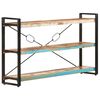 vidaXL Boekenkast met 3 schappen 140x30x80 cm massief gerecycled hout